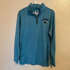 Quarter zip San Jose Sharks jacket